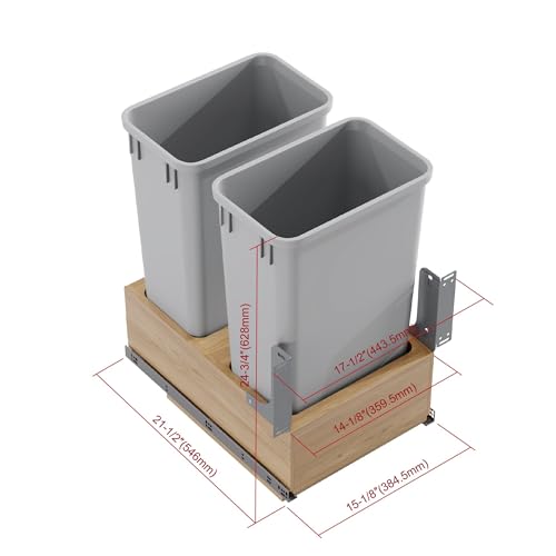 Base para caneca de basura Dowell con dos bin plasticos 50Qt miniatura 2