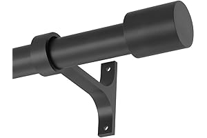 Matte Black Curtain Rods: Enhance Your Home Decor with Sophisticated Style and Functionality