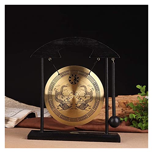 Idée cadeau originale : petit gong de table zen laiton avec maillet