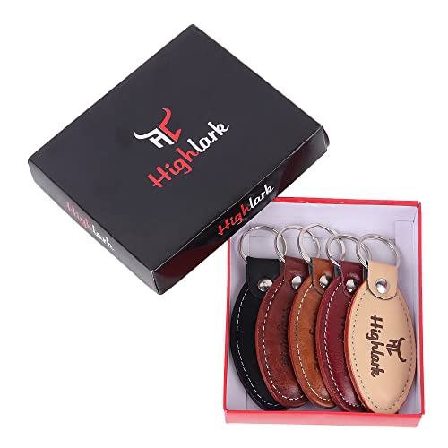 Image of Signature Leather Finish Keychain for Men & Women | Durable Metal Key Holder for Car and Bike Keys | Elegant Everyday Accessory