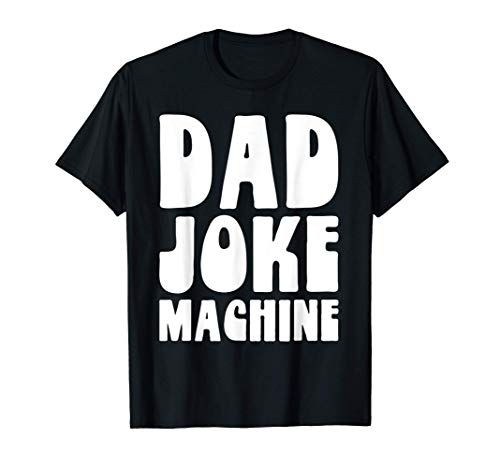 Dad Joke Machine Funny Fathers Day Minimalis Hipster Maglietta