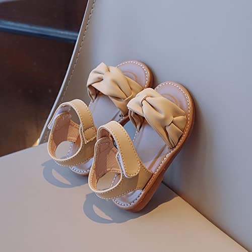 Toddler Girl Sandals Flower Girl Dress Shoes Open Toe Little Kid Summer Flat Shoes Leather Sandals4