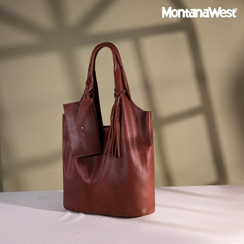 Image of Montana West Slouchy Hobo Bags for Women Soft Designer Shoulder Purses Ladies Top Handle Handbag
