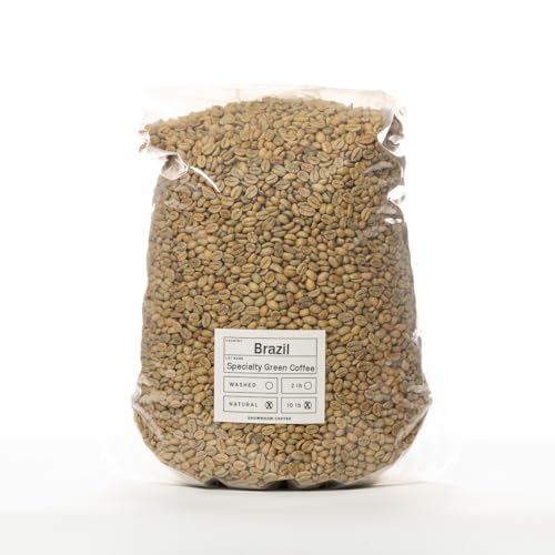 Image of Brazil Unroasted Specialty Green Coffee Beans - Single Origin 100% Arabica - Bulk Wholesale Pricing (10 Pound Bag /4.5kg)
