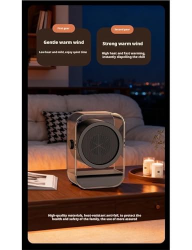 Calefactor Eléctrico Portátil Convección 500W 220V miniatura 7