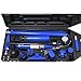 K Tool International XD63709 10 Ton Professional Body Repair Ram Kit for Garages, Repair Shops, and DIY, 20,000 lbs. Capacity, 8,050 PSI, Automatic Pump Overload, 1/2 Ton Spreader, Molded Case, Blue