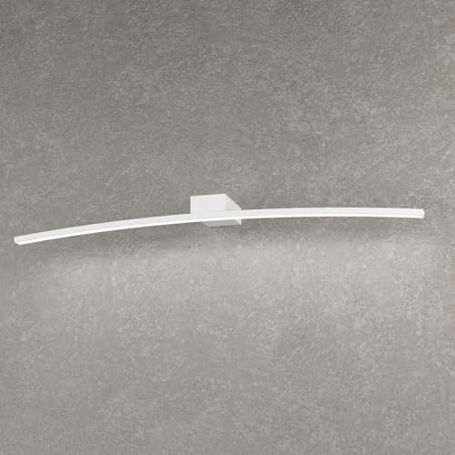 Applique Moderna Metallo Bianco Diffusore Bianco Led 11,2W Naturale 70Cm