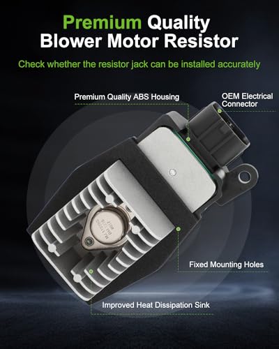 Image of SCITOO RU587,973525 HVAC Blower Motor Resistor for 2003-2006 for Ford for Expedition,2000-2002 for Lincoln for LS,2002-2006 for Lincoln for Navigator,Resistor Regulator