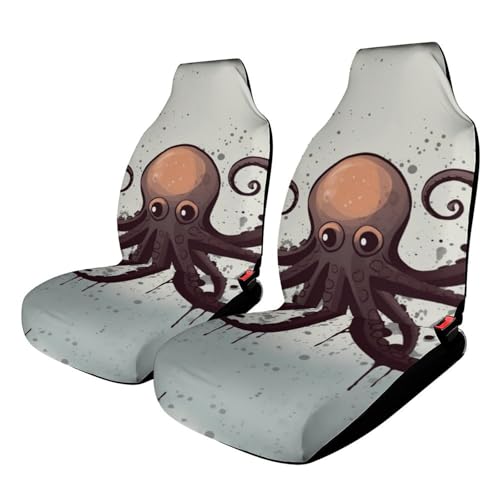 Protections universelles de siège de voiture motif pieuvre pour SUV x2
