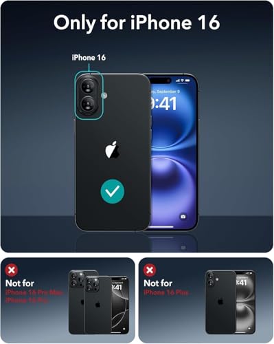 Image of ESR for iPhone16 Case with MagSafe, Supports Magnetic Charging, Smooth & Slim Silicone Case, Shockproof, Full Screen and Camera Protection, Soft Microfiber Lining,Ultramarine