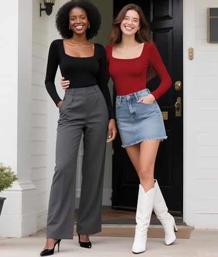 Justaucorps extensible manches longues idéal sous un jean ou une jupe
