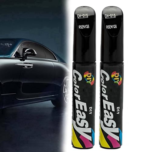 2PCS Black Car Paint Scratch Repair Pen - Touch Up Paint Remover for Cars