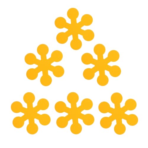 Hohopeti 6Pcs Snowflake Bath Tub Stickers Non Slip Decorative Decals for Bathroom Self Adhesive Skid Grip for Tub Shower Safety Cute and Non Slip Surface Protection