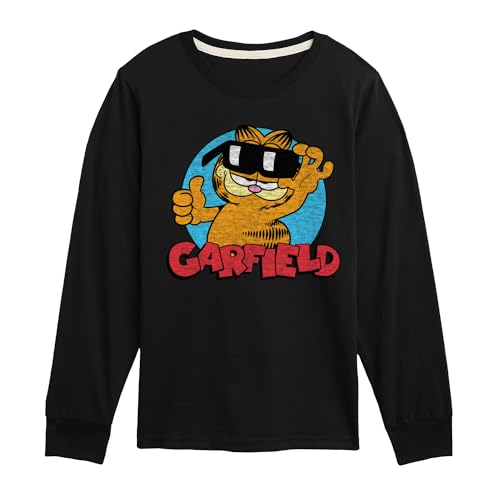 HYBRID APPAREL - Garfield - Garfield Sunglasses - Toddler & Youth Long Sleeve Graphic T-Shirt