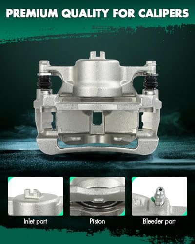 Image of SCITOO 19B7148 Front Left Disc Brake Caliper w /Bracket Fit For Nissan For Rogue 2014-2018, Single Piston