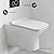 Swiss Madison Well Made Forever SM-WT455 Carré Wall Hung Toilet, Glossy White