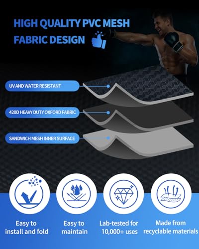 SAEEPABUL Water Punching Bag Boxing 4FT Heavy Bag for Boxing Adjustable Weight 60 to 110 lbs Aqua Training Bag Anti Leak Heavy Duty Water Bag for Adults Versatile Heavy Punching Bag Ideal for Training - Thumbnail 3
