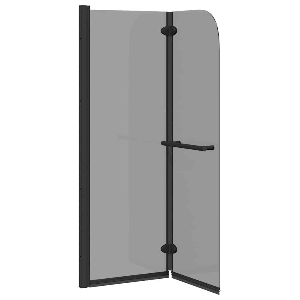 Box Doccia 120x140 Pieghevole in Vetro di Sicurezza e Alluminio per Bagno Paraspruzzi