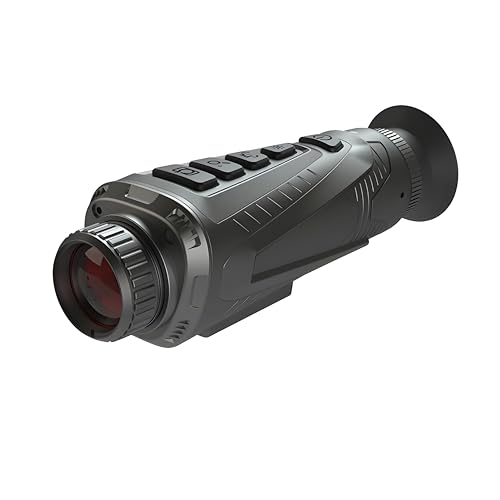 HT-A16 Thermal Vision Monocular for Night Hunting 384x288 IR Resolution,25Hz Refresh Rate, Heat Vision IR Thermal Vision Monocular for Wildlife Viewing 35mm Focal Lens Infrared Thermal Scopes