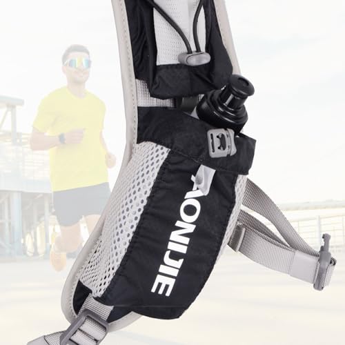 Image of Azarxis Running Water Bottles Flask BPA Free Leakproof Hydration Vest Packs Waist Belt Replacement for Triathlon Marathon Hiking Cycling Climbing Runner