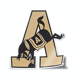 West Point Sticker US Military Academy Army Car Decal Black Knights Kicking Mule Gold A Logo Heavy-Duty Weatherproof Vinyl