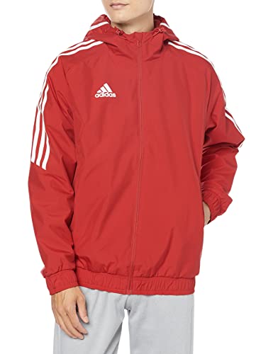 [アディダス] サッカー コンディボ 22 オールウェザー ジャケット KMG02 メンズ チームパワーRED J/O