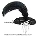 Tongcloud 12pcs 1920s Flapper Headband, Costume Flapper Headpiece for Women, Black Feather Headband, Great Gatsby 1920s Hair Accessory, Vintage Headpiece for Gatsby Theme Party (Black)