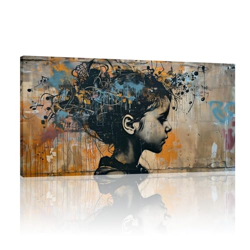 Affiche enfant Banksy et toile arts contemporains de format 30x60