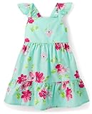 The Children's Place,Baby-Girls,and Toddler Casual Sleeveless Tiered Dresses,Mint Tea Tiered,18 Months,24 Months
