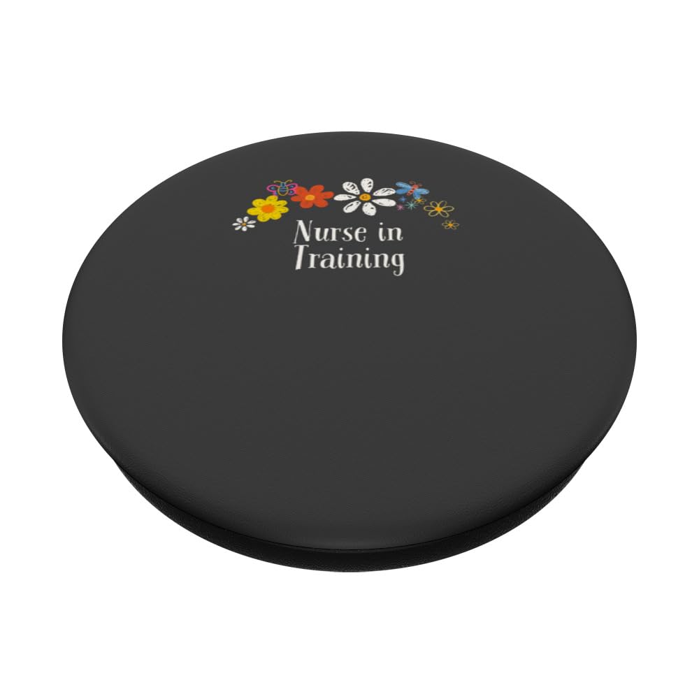 Nurse Doctor Floral PopSocket Grip - RN CRNA LVN Medical PopGrip For Phones & Cases