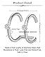 AceFun Ohrklemme Silber 6 Paare Edelstahl Ohrclip Fake Ohrring EIN Piercing Ohr Schmuck Set für Männer Frauen