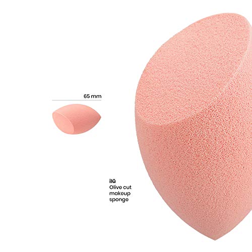 T4B ILU Olive Cut Shaped Makeup Sponge (Orange) - Image 2