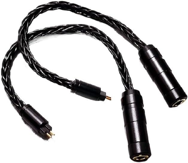 MMCX CIEM 2Pin 0.78mm Male to 2.5mm 3.5mm Female Mini Earphone Headphone Cable Adapter for IEM Cable Earphone Accessories T(MMCXMaleto3.5 Cable)