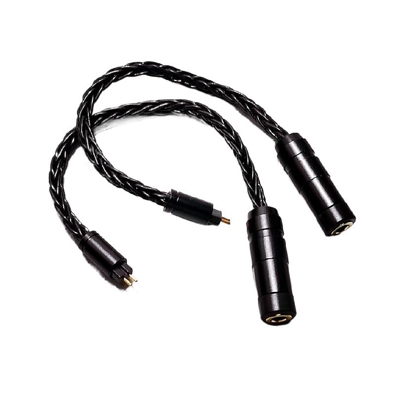 MMCX CIEM 2Pin 0.78mm Male to 2.5mm 3.5mm Female Mini Earphone Headphone Cable Adapter for IEM Cable Earphone Accessories T(0.78Maleto3.5Female)