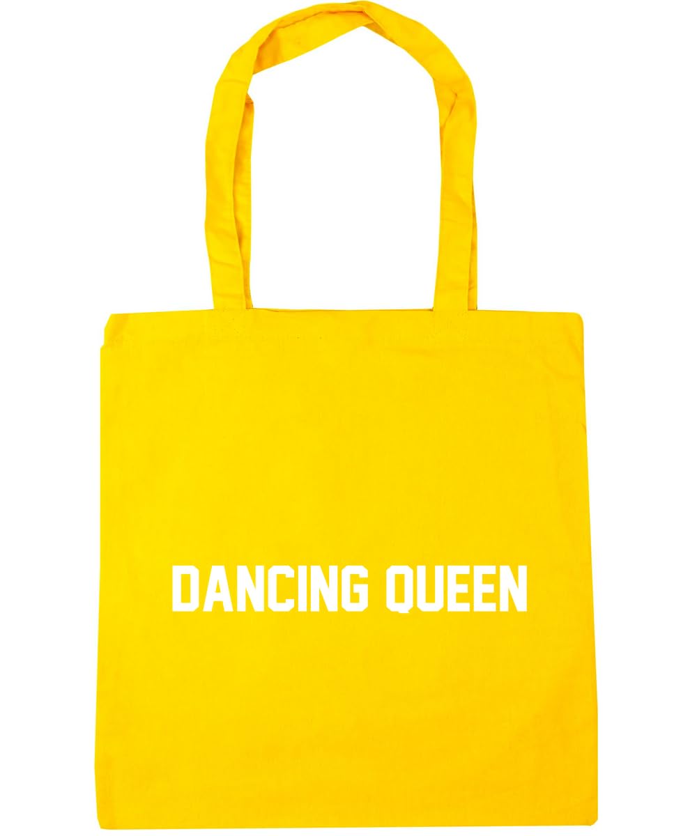 Hippowarehouse Dancing Queen Tote Shopping Gym Beach Bag 42cm x38cm, 10 litres โ image 1