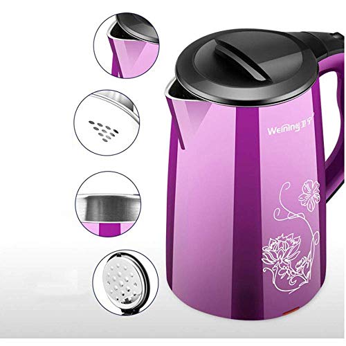 Bouilloire électrique portable inox 2,2 L double couche isolante - 2