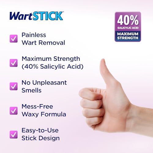 wartstick maximum strength salicylic acid solid-stick common and plantar wart remover 02 oz