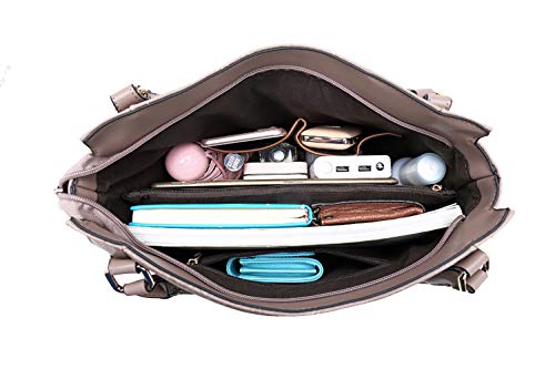 Image of Women Tote Bag Handbags PU Leather Fashion Hobo Shoulder Bags with Adjustable Shoulder Strap