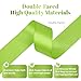 Kryvus Apple Green Satin Ribbon, Double Faced 1 Inch X 25 Yards Apple Green Ribbon, Premium Satin Ribbon for Gift Wrapping, Crafts, Hair Bow Making, Sewing, Flower Bouquet, Wedding Party Decor
