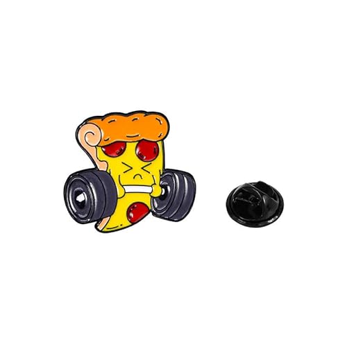 Pizza Exercise Brooch Rocket Ship Badge Fan Cosplay Jewelry Video Game Peripheral Gifts Drip Oil Painted Enamel Pins Suitable for Hats Jackets Canvas Bags -  KILIPOL