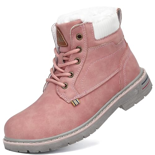 Mishansha Stiefeletten Kinder Warm Gefüttert Boots Mädchen...