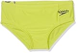 Speedo Baby Essential Boys Logo Brief Badeanzug, Lime Punch/Oxid Grey, 30