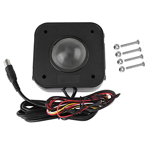 WANGCL Ratón redondo LED Trackball de 4,5 cm, conector PS/2 PCB, con cable USB Trackball para Arcade