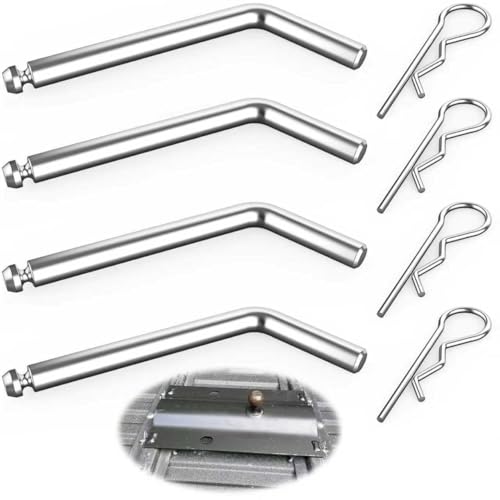 Replacement 5th Wheel Pins & Clips, 1/2-Inch Diameter Fits 5th