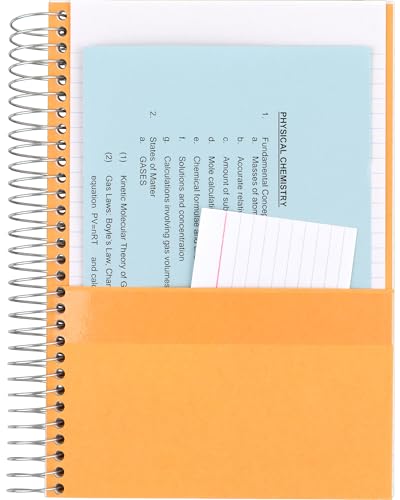 Five Star 5-Subject Cahier, 6" x 9.5" Taille de la feuille, Collège Règled (840039) | 300 Pages/150 Feuilles, Wirebound, Pas de marge, Couvertures en poly de couleur assorties, 1 Carnet de notes, couleur mai Vary