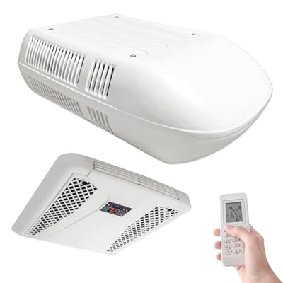 110v RV Air Conditioner,15000BTU Low Noise 110volt Air Conditioner Heat and Cooling For RV,Camper, Fifth Wheel, Food Trucks