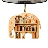de Libro para Árbol - Decoración Hogareña Encantadora de Animales de Madera - con Tema de Libros | para Niños Familia Amigos Árbol Cumpleaños Halloween Thanksgiving Fiesta Año Nuevo