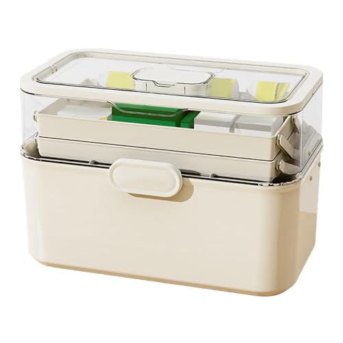 薬箱、薬の保管ボックス, ピルコンテナ, 旅行医薬品の保管ボックスケース取り外し可能なコンテナ家族のためのハンドル付きサプライ