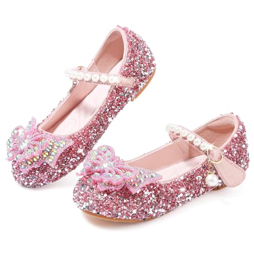 Souliers de bal fille pailletés cadeau idéal pour anniversaire et cosplay