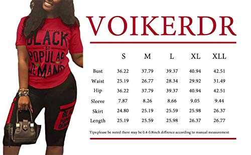 Voikerdr Women 2 Piece Outfits Set Sweatsuit Letter Printed Tops And Slim Fit Pants Tracksuit Jogging Sets #TOP4